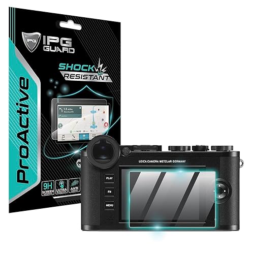 IPG ProActive for Leica CL Camera Display (2 Units) 9H Hardness Screen Protector Nano Ceramic Film Ultra Responsive High Clarity Smudge & Shock Proof