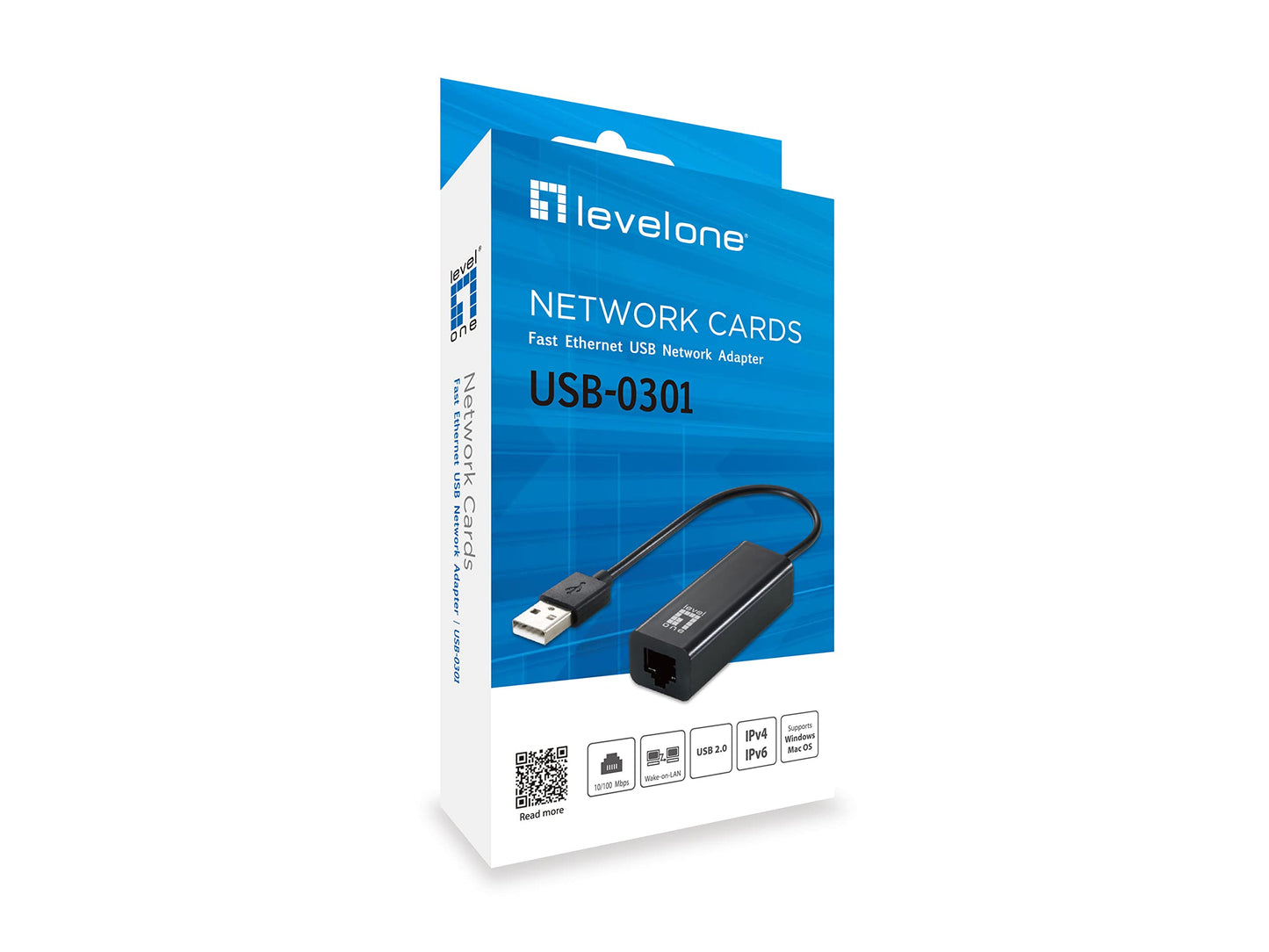 USB-0301 USB to 10/100 Ethernet Adapter Windows & Mac