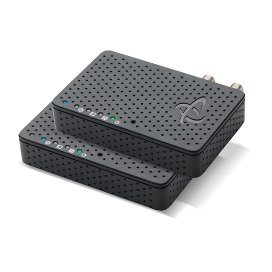 Hitron MoCA 2.5 Network Adapter (2-Pack) - Requires Connected Coax Network | Up to 1 Gbps Ethernet Over Existing Coax | Ideal for Cable Internet Homes
