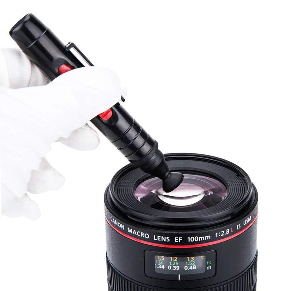 3IN1 Camera Cleaning Kit Suit Dust Cleaner Brush Air Blower Wipes Clean Cloth kit for Gopro for Canon Nikon Camcorder VCR