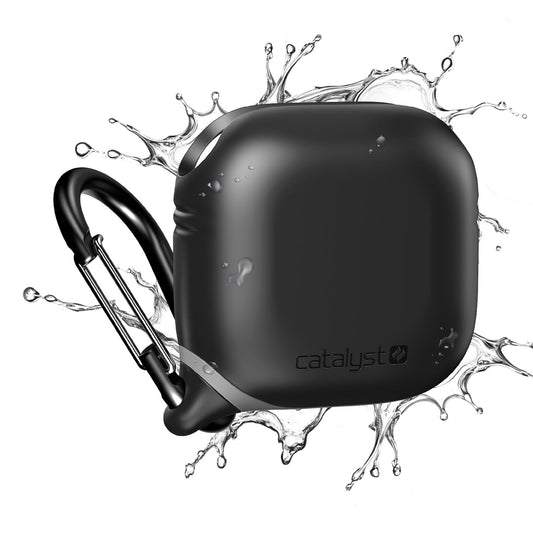 Catalyst Waterproof Case for AirPods 4 - Drop Protection for Apple AirPods 4th Generation with Carabiner, Wireless Charging Silicone Cover for Apple