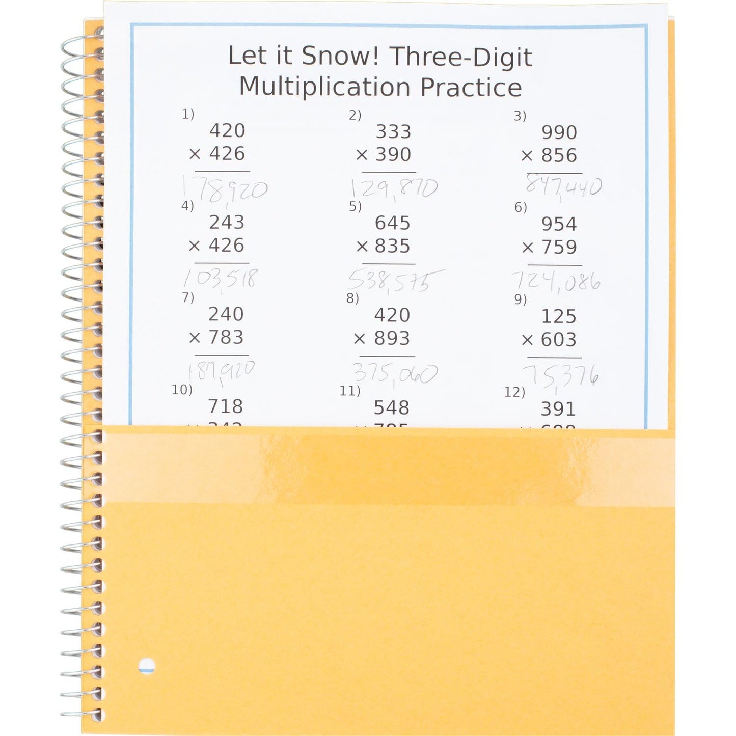 Five Star Spiral Notebook + Study App, 1 Subject, Wide Ruled Paper, 8" x 10-1/2", 100 Sheets, Fights Ink Bleed, Water Resistant Cover, Black (72021)