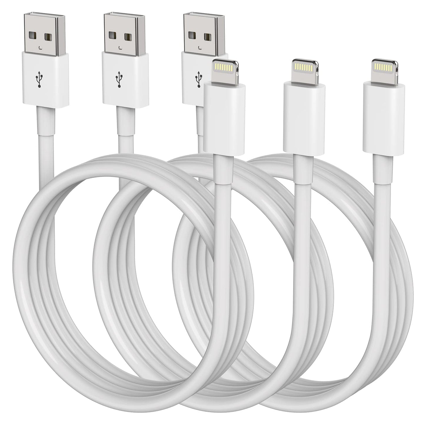 iPhone Charger Apple MFi Certified Lightning Cable 6FT Fast Charging Cord Compatible with iPhone 14 13 12 11 Pro Max XR XS X 8 7 Plus 6S/iPad/Car…