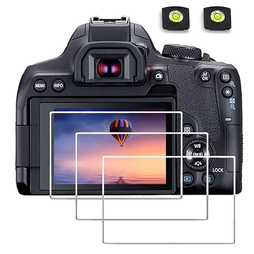 debous Screen Protector Compatible for Canon Eos 850d Rebel T8i Digital Camera,Anti-Scratch Tempered Glass Clera Hard Protective Film Cover