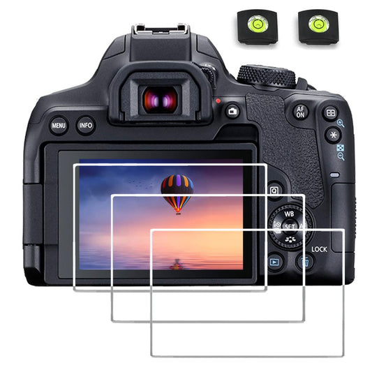 debous Screen Protector Compatible for Canon Eos 850d Rebel T8i Digital Camera,Anti-Scratch Tempered Glass Clera Hard Protective Film Cover