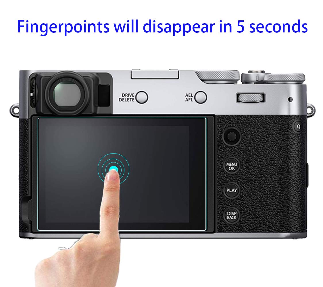 Screen Protector for Fuji Fujifilm X100VI X100V XT4 XE4 Camera(for Accessories) and Fuji film X-100VI X-100V X-T4 X-E4 ,[3 Pack] 0.3mm High Definition