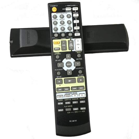 RC-681M Replacement Remote Control for Onyko DVD CD TV VCR AV Receiver sub rc-645s, rc-682m,rc-608m, rc-646s,rc-651m Controller