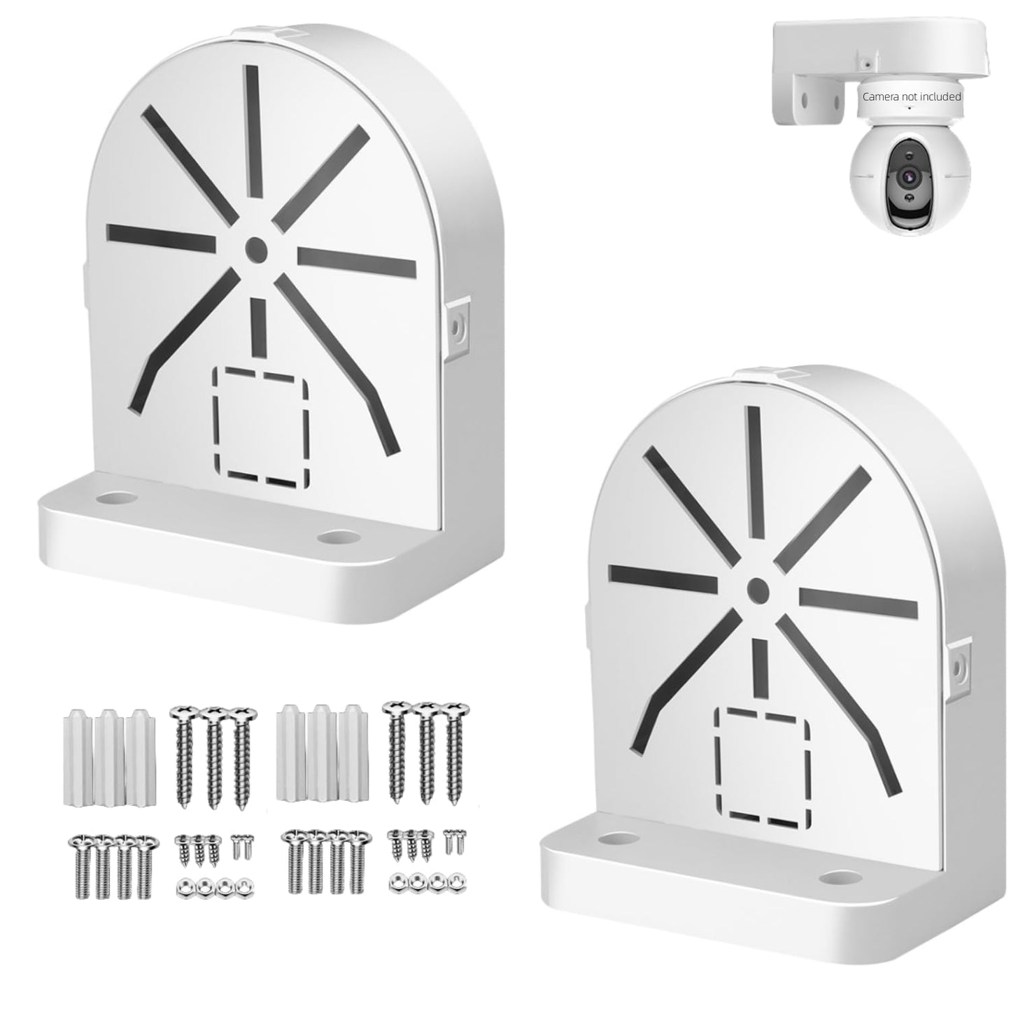 CTXSumTec CCTV Security Camera Wall Mount Bracket for EZVIZ C6H C6C C6CN C6TC C4W CC, Other Dome Security Camera,Security Camera Junction Box, CCTV IP