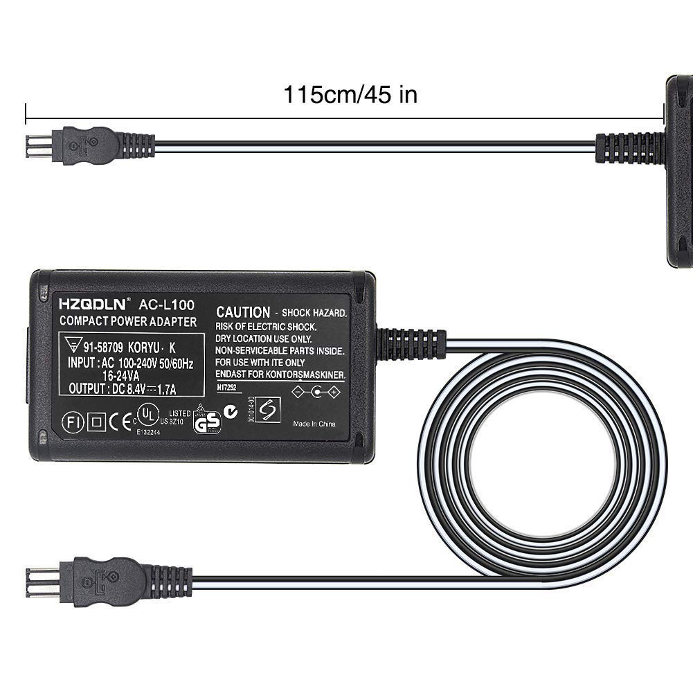 AC Adapter Charger for Sony Handycam DCR-TRV33 DCR-TRV210 DCR-TRV230 DCR-TRV250 DCR-TRV260 DCR-TRV280 DCR-TRV330 DCR-TRV340 DCR-TRV350 DCR-TRV460
