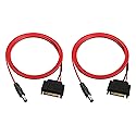 QIANRENON SATA Male to DC5.5 * 2.5 Male Power Cable, 12V5A 15 pin SATA to DC5525 Connectors Cable, 100 cm (39.4 inches), 2 PACS