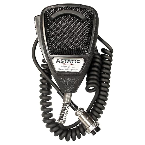 ASTATIC 302-10001 4-Pin Noise-Cancelling Microphone (Black)