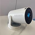 XIAOHUI Mini Projector, 2025 Portable Smart Projector with WiFi and Bluetooth, 1000 Lumens, 150-inch Display, LCD LED Technology