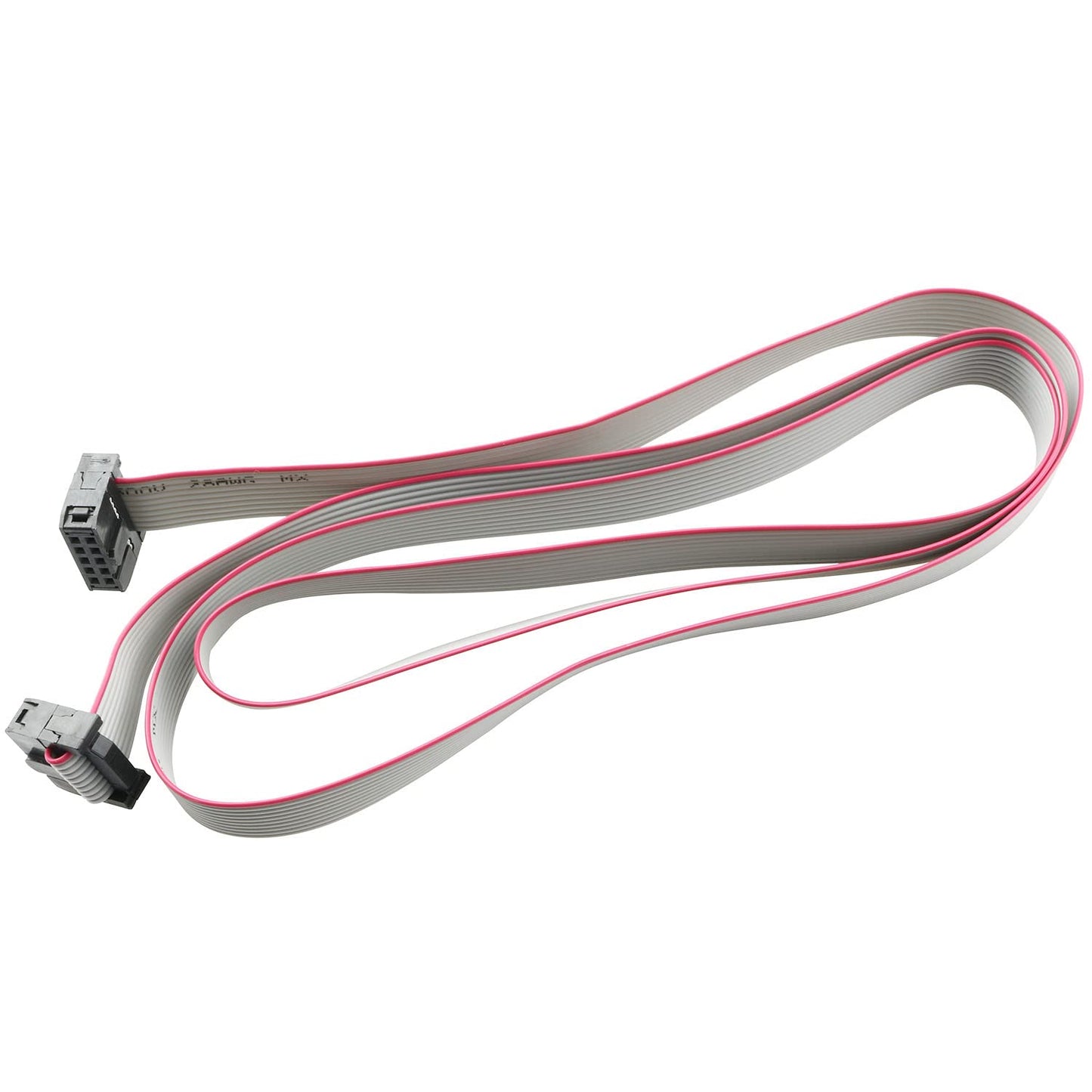 E-outstanding Flat Ribbon Cable 2PCS 2.54mm Pitch 2 Row 10 Pin Female to Female Wires IDC Ribbon Connector 1m/ 3.3Ft