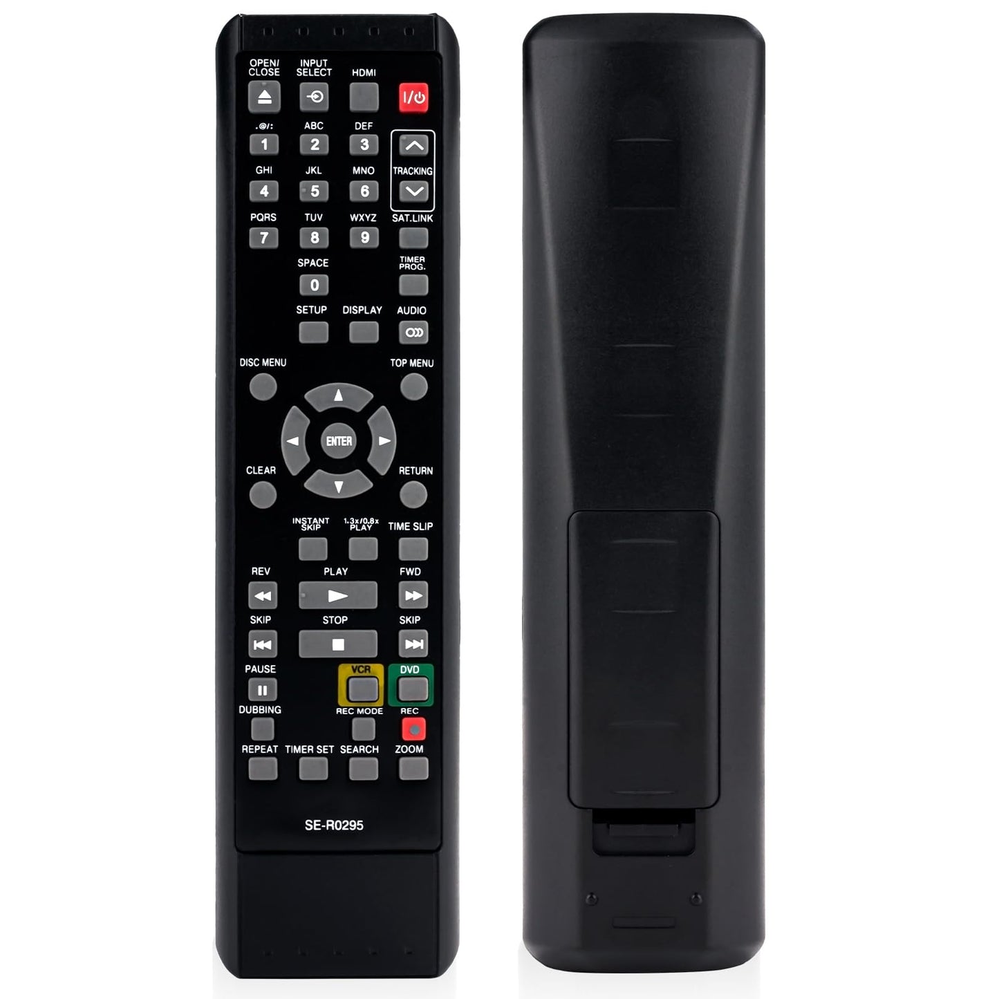 SE-R0295 Remote Control Compatible with Toshiba DVD VCR DKVR60KU DVR620KU D-VR610 D-KVR20