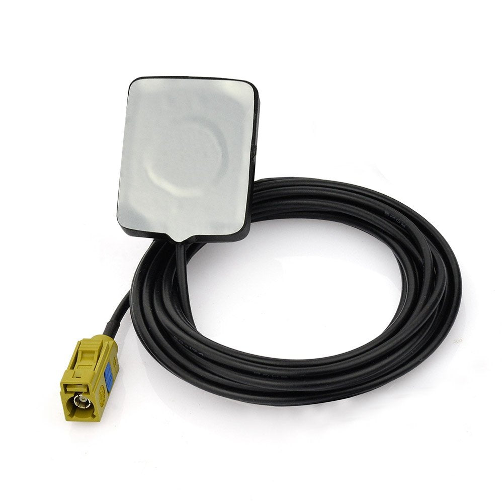 Eightwood Mini Satellite Radio Antenna Fakra K Curry Female Connector Compatible with Sirius XM Car Vehicle Trucks RV HD Hi-Fi Radio Stereo Receiver