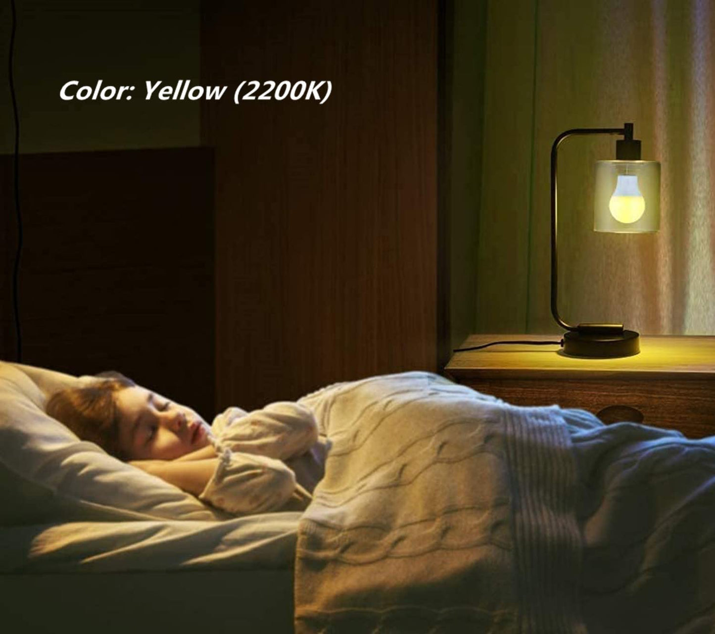 Qixivcom 4-Packs 5W G45 Yellow LED Light Bulbs E26 Outdoor Bug Light Bulb 35W Equivalent 300LM 2000K Amber Glow Yellow Bug Light Bulb Night Light