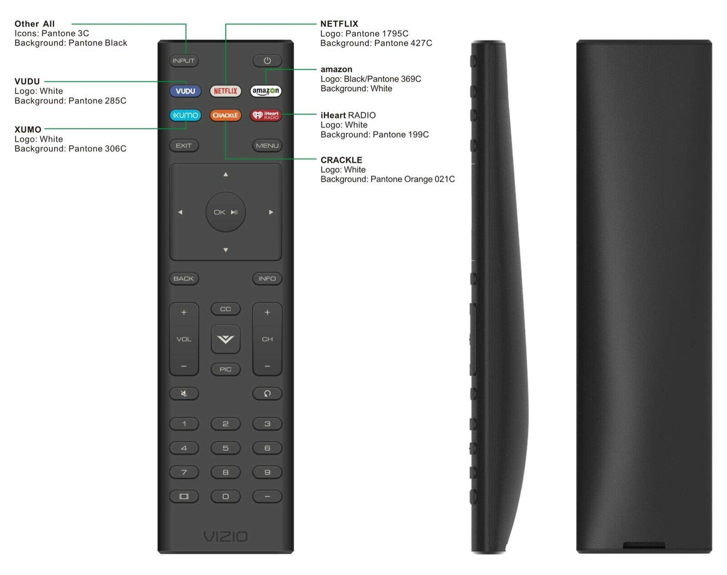 USARMT Universal Remote Control for XRT136 Replacement for VIZIO All LED LCD HD 4K UHD HDR Smart TVs