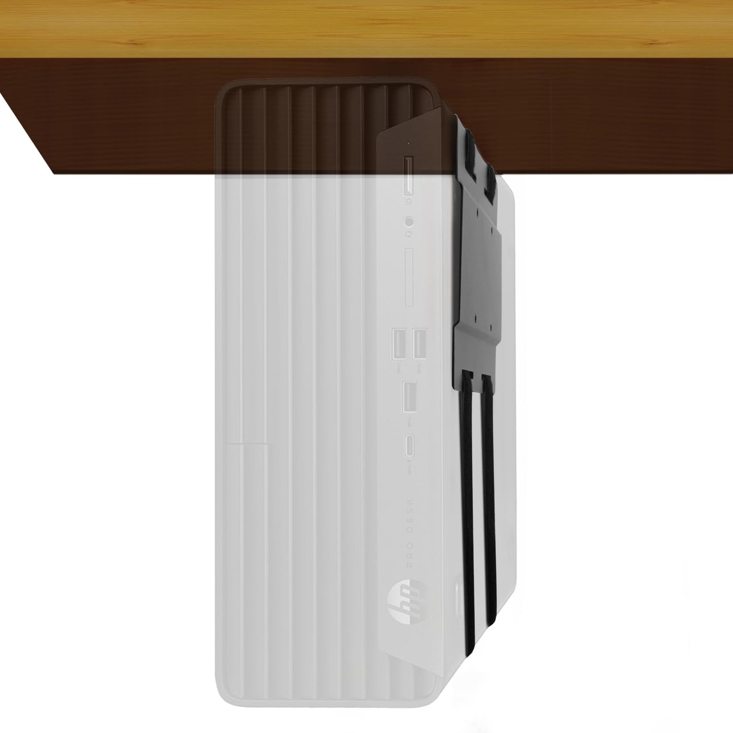 Freejia SFF Under Desk PC Mount and Wall Mount Bracket, Heavy-Duty Steel Adjustable CPU Holder for Small Form Factor Towers, UPS, Mini PC, Versatile