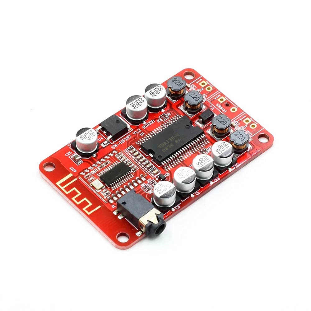 Rakstore YDA138 DC 12V 2A Bluetooth Digital Audio Amplifier Module Board Class D 2 * 15W Stereo 2 Channel Power Amplifiers