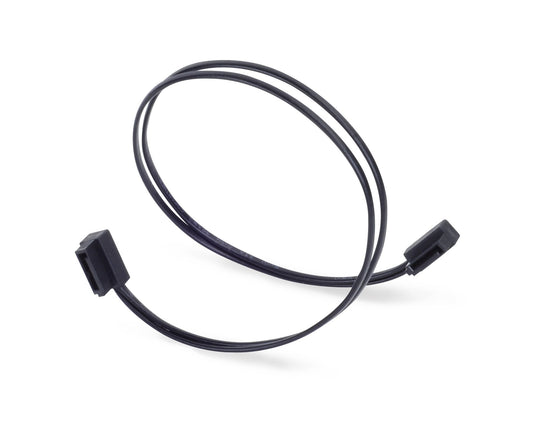 Silverstone Technology CP11B-300 300mm (11.8 in.) Ultra Thin 6Gb/s Lateral 90-Degree SATA Cable with Custom Low-Profile Connectors, SST-CP11B-300