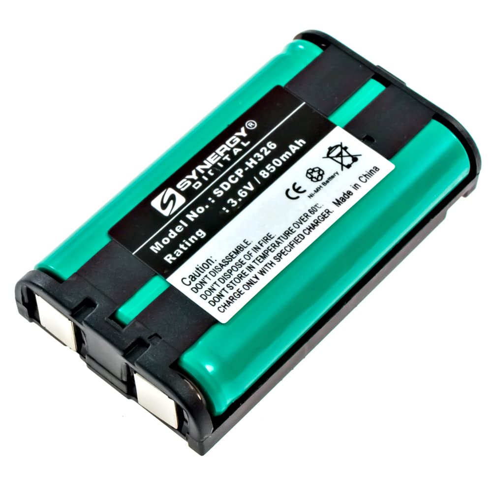 Compatible Cordless Phone Battery, Works with Dantona BATT-104 Cordless Phone, (Ni-MH, 3.6V, 850 mAh) Ultra Hi-Capacity Battery