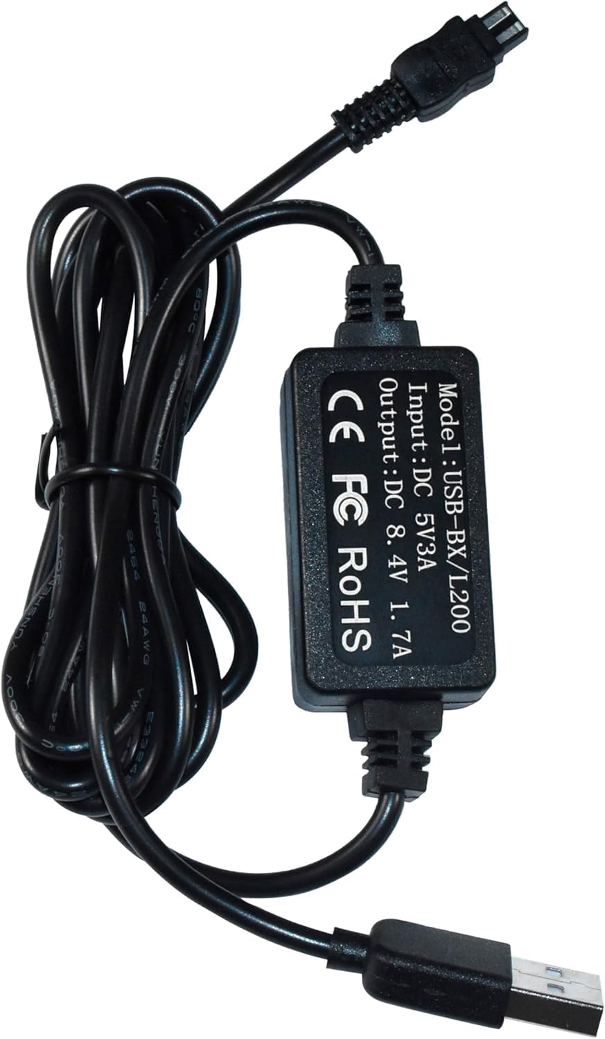 HQRP USB Charger Adapter Compatible with Sony HandyCam DCR-SR60, DCR-SR62, DCR-SR65, DCR-SR80, DCR-SR82 / DCR-SR82C, DCR-SR85, DCR-SR90E Camcorder
