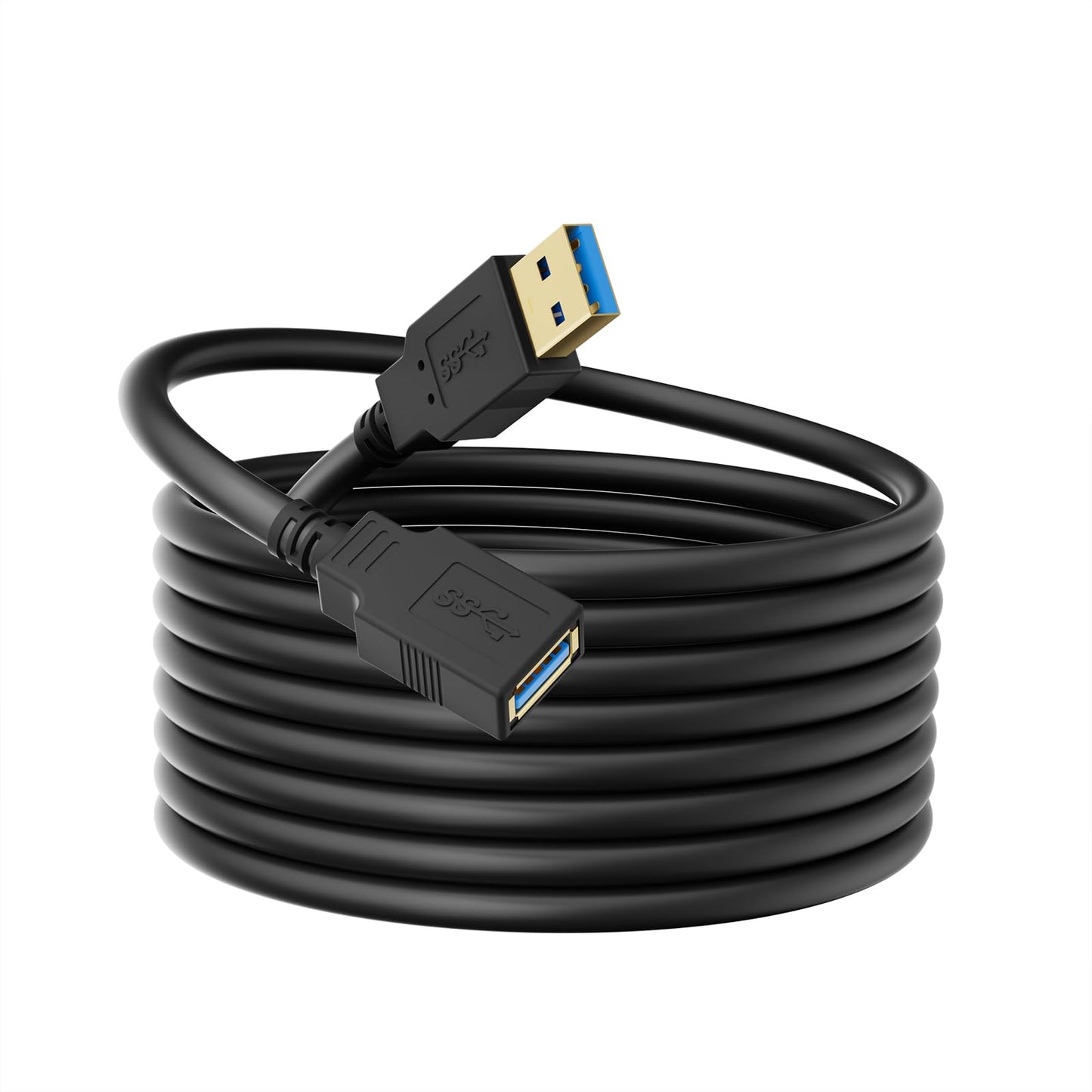 Kehtmay USB 3.0 Extension Cable 20FT, 5Gbps Data Transfer, Male to Female,Enjoy Ultra-Fast Transfer and Convenient Connectivity Compatible
