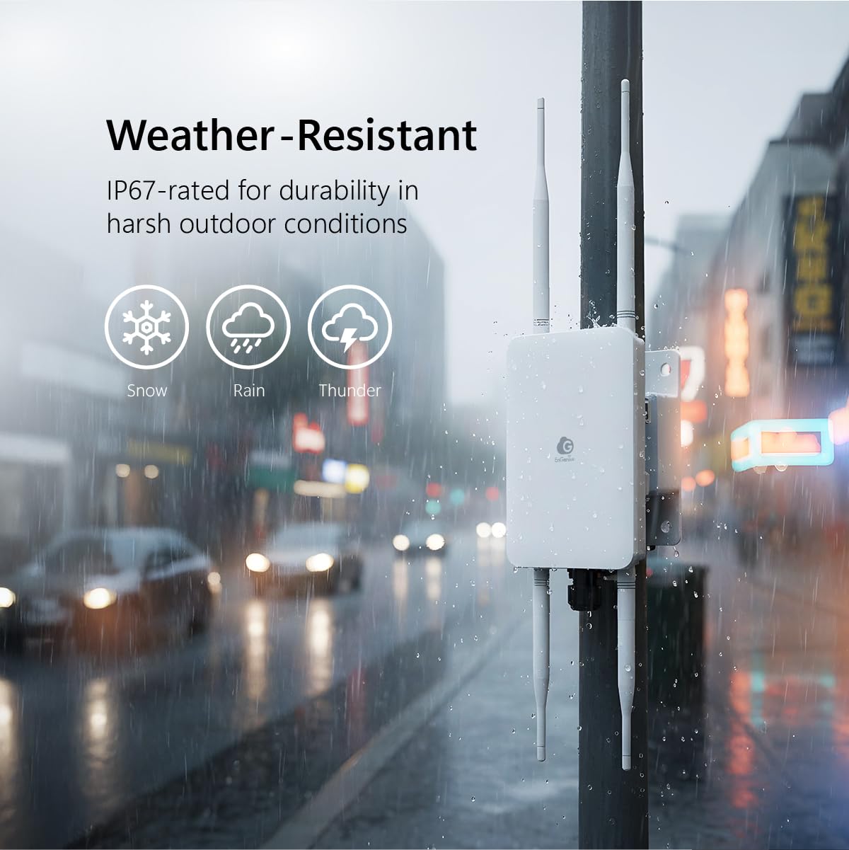 EnGenius Cloud Managed ECW160 11ac Wave 2 2x2 Outdoor Access Point