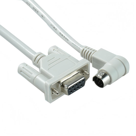 Washinglee DB9 Programming Cable Compatible for Allen Bradley PLC 1000 1100 1200 1400 1500 Series, for 1761-CBL-PM02 Replacement, Grey