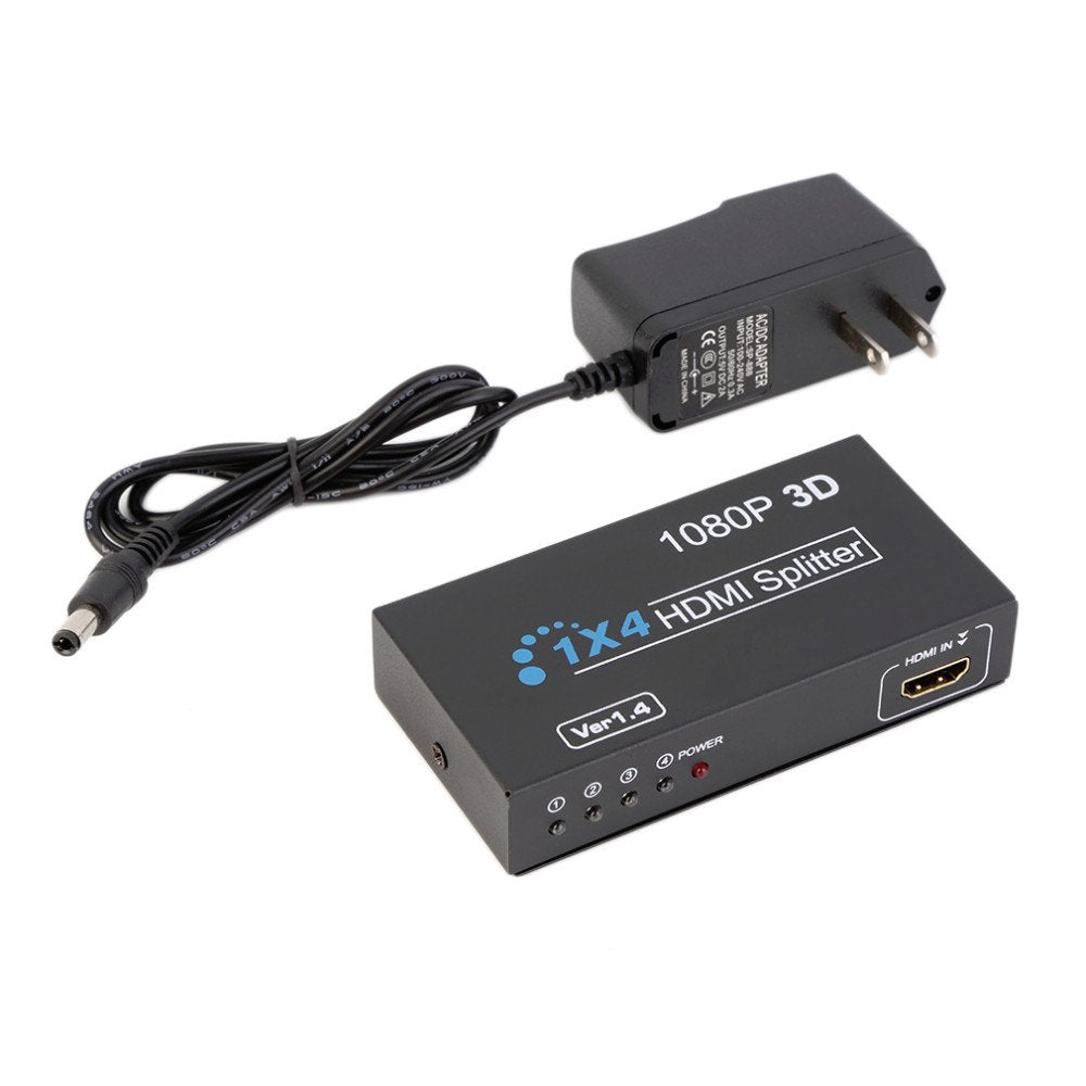 4 Port HDMI Switch Selector Hub Splitter Output Full HD 1080P HDCP HD TV Wholesale