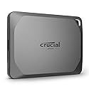 Crucial X9 Pro 1TB Portable SSD, Up to 1050MB/s Read & Write, 3.2 USB-C, External Solid State Drive, Durable Storage for PC & Mac, for Content