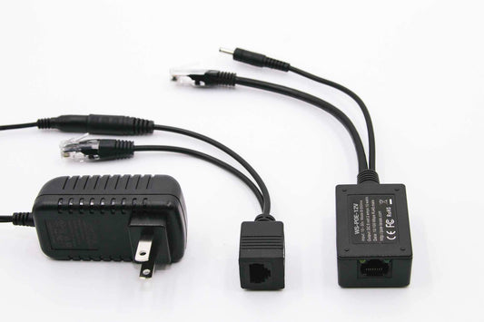 PoE Texas | Passive PoE to 12 Volt Power Over Ethernet Extension Compatible with Foscam or Other 12 Volt Cameras and Devices - Up to 328 ft