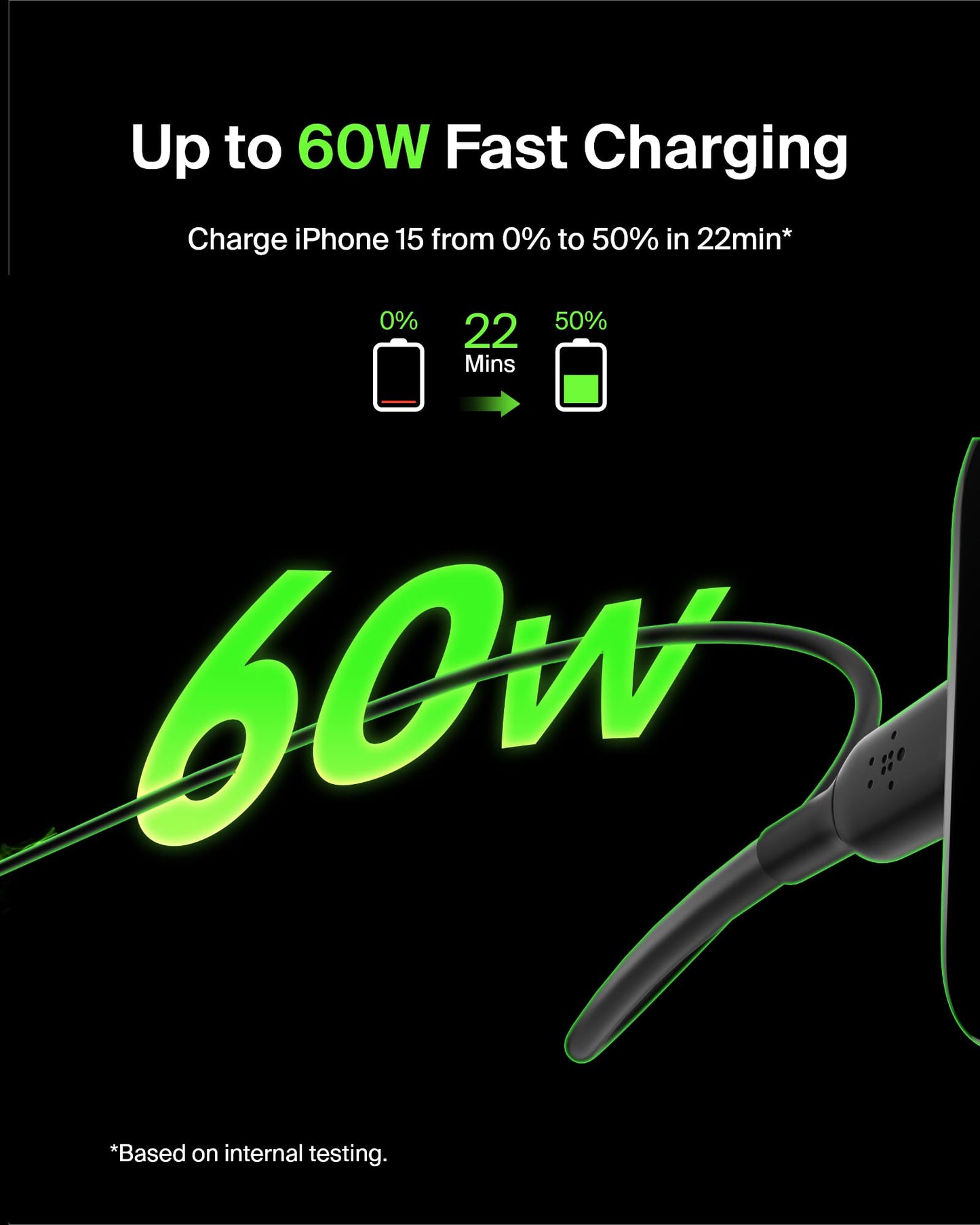 Belkin BoostCharge USB-C to USB-C Cable (1M/3.3ft) for iPhone 17, iPhone 17 Pro, Samsung Galaxy S25, S24, Pixel 10 & 9, iPad Pro, Nintendo Switch 2