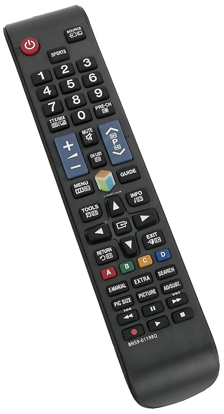 ALLIMITY BN59-01198Q Remote Control Replacement for Samsung TV BN5901198Q UA40JU6400 UA48JU6400 UA50JU6400 UA55JU6400 UA60JU6400 UA75JU6400 UE48JU6400