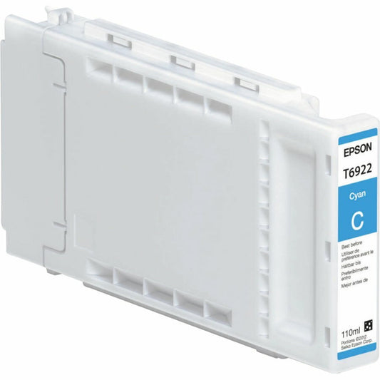 Epson Cyan Ultra Chrome XD Ink Cartridge, 110 ml (T692200)