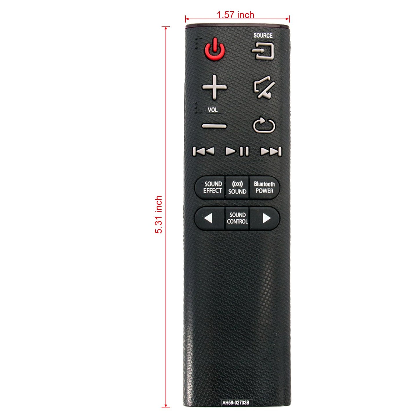 AH59-02733E AH59-02733B Replaced Remote fit for Samsung Sound Bar HW-J4000 HW-K360 HW-K450 PS-WK450 PS-WK360 HW-KM36C HW-KM36 HW-JM4000 PS-WJ4000