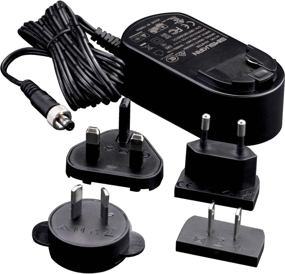 Atomos Locking 12V 3A AC Monitor Compatible Power Adapter (Black)