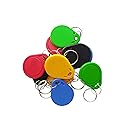 HECERE 125Khz RFID Key Fob Tag 125Khz Read Only TK4100 Compatible with EM4100/EM4200(Pack of 10)