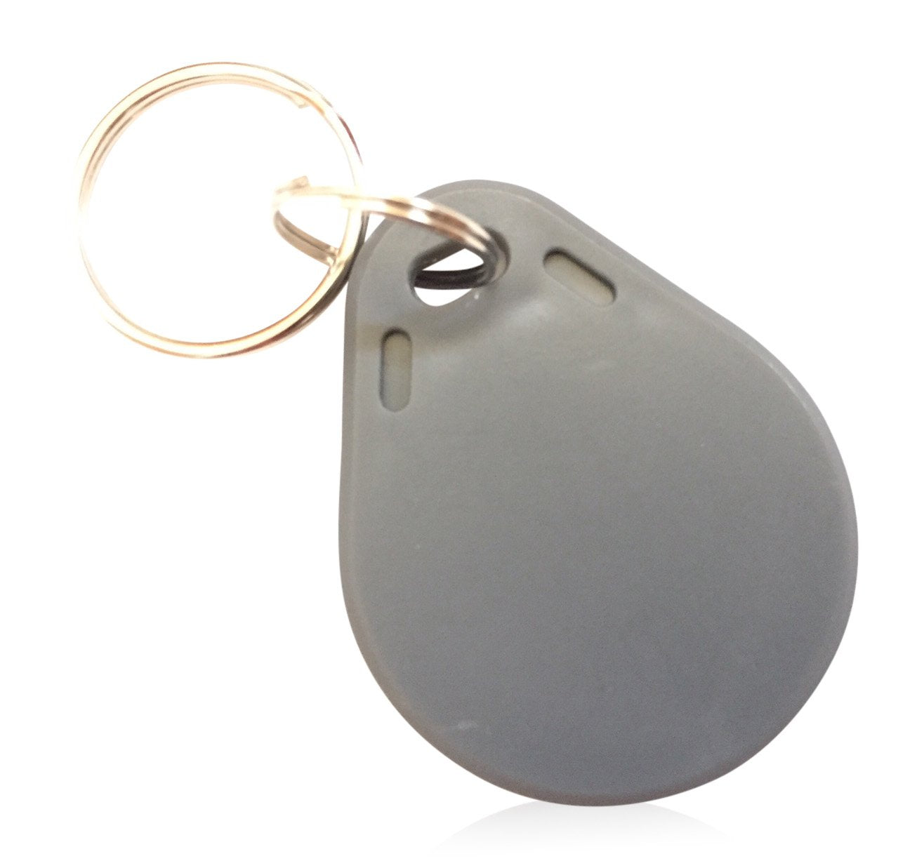 AuthorizID 10 - 26 Bit H10301 125 KHz Proximity Thin Grey Fobs Wiegand T5577 chip. Compatible with 1386 1326 7610 1586 1391 and 1346. Works