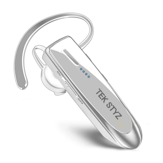 Bluetooth 5.3 Headset Compatible with Samsung Galaxy S20 FE Wireless Earpiece, IPX5 Waterproof, Dual Microphones, Noise Reduction, 60 Days Standby +