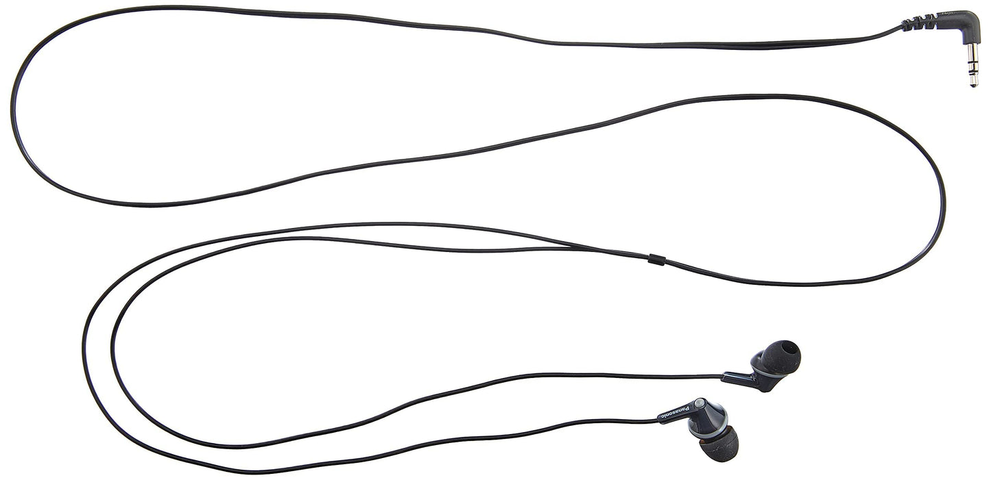 Panasonic Wired Earphones 3.5 mm Jack Black (RP-HJE125E-K)
