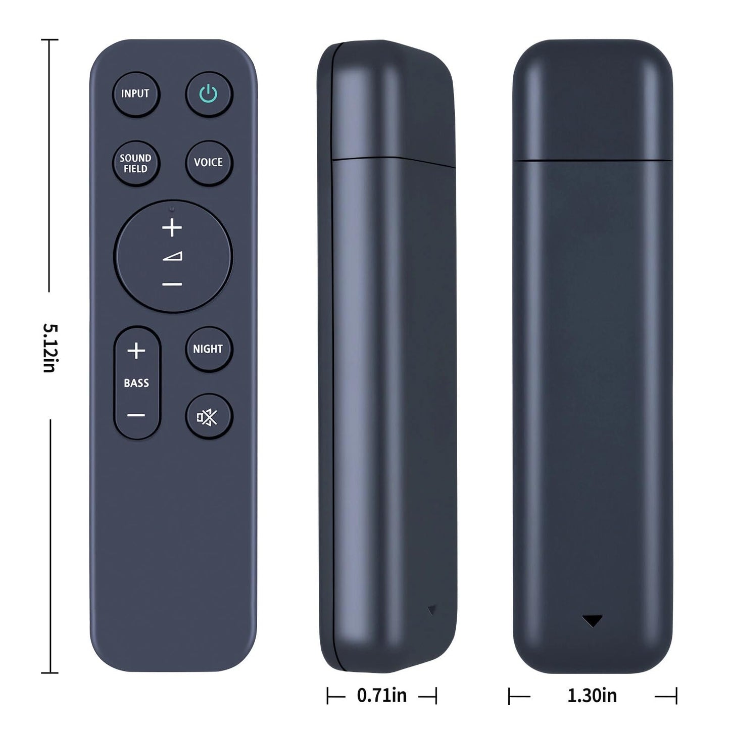NTQinParts Replacement Remote Control Controller for Sony BRAVIA Theater Bar 6 HT-B600 3.1.2ch, HT-S60 5.1ch Home Theater System Sound bar