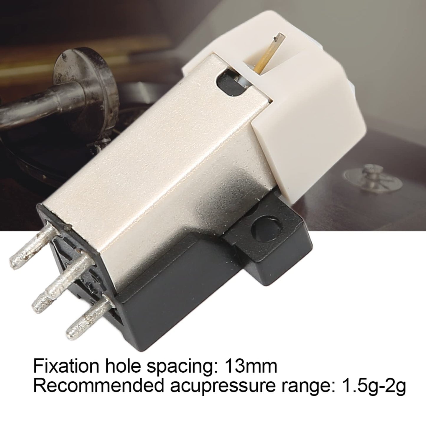 Wendry Magnetic Cartridge, Turntable Needle Replacement, High Precision Player Magnetic Cartridge Pen with, Stereo Record Player Needle, Precision