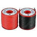 BNTECHGO 12 Gauge Silicone Wire Spool red and Black Each 25ft Flexible 12 AWG Stranded Tinned Copper Wire