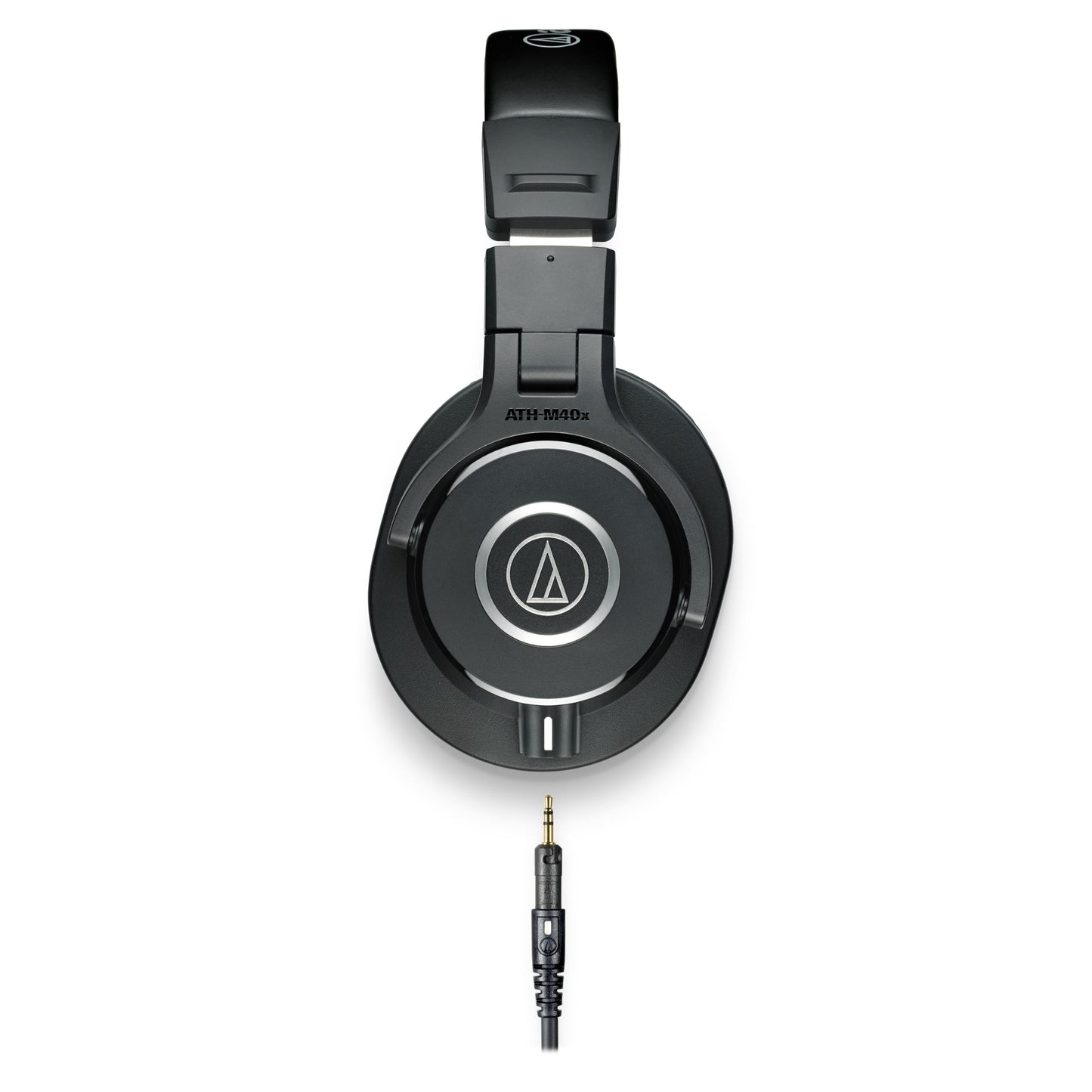 Audio-Technica ATH-M40x Professional Studio Monitor Headphones + Slappa Full Sized HardBody PRO Headphone Case (SL-HP-07)