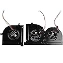 YAEHUYING CPU+GPU Cooling Fan for MSI GS63 GS63VR 6RF 6RF-001US 7RF 7RF-212UK GS73 GS73VR Stealth MS-16K2 MS-17B1 BS5005HS-U2F1 BS5005HS-U2L1 DC5V