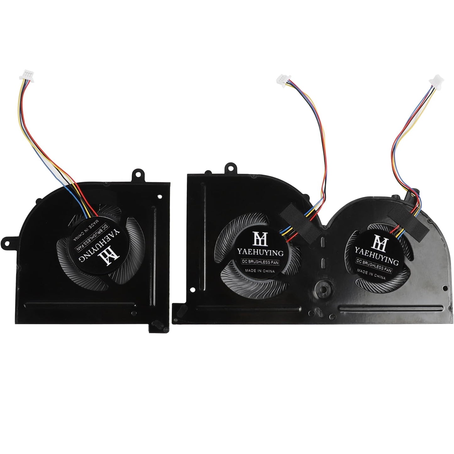 YAEHUYING CPU+GPU Cooling Fan for MSI GS63 GS63VR 6RF 6RF-001US 7RF 7RF-212UK GS73 GS73VR Stealth MS-16K2 MS-17B1 BS5005HS-U2F1 BS5005HS-U2L1 DC5V