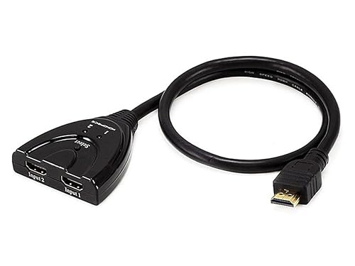 Monoprice Blackbird - 2x1 HDMI 1.4 Switch, Pigtail, HDCP 1.4, 1080p@60Hz, Black