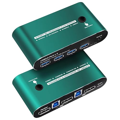 Displayport Kvm Switch 1 Monitors 2 Computers 240hz 2 Port kvm Switches displayport 165hz PC Switch 1 Monitor 2 Computers dp 1440p 120hz 144hz 165hz
