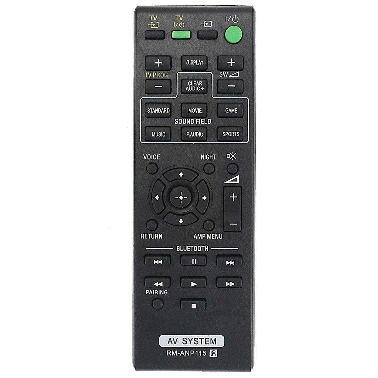 New - RM-ANP115 Soundbar Remote Control for Sony Sound Bar SA-CT370 HT-CT370 SA-CT770